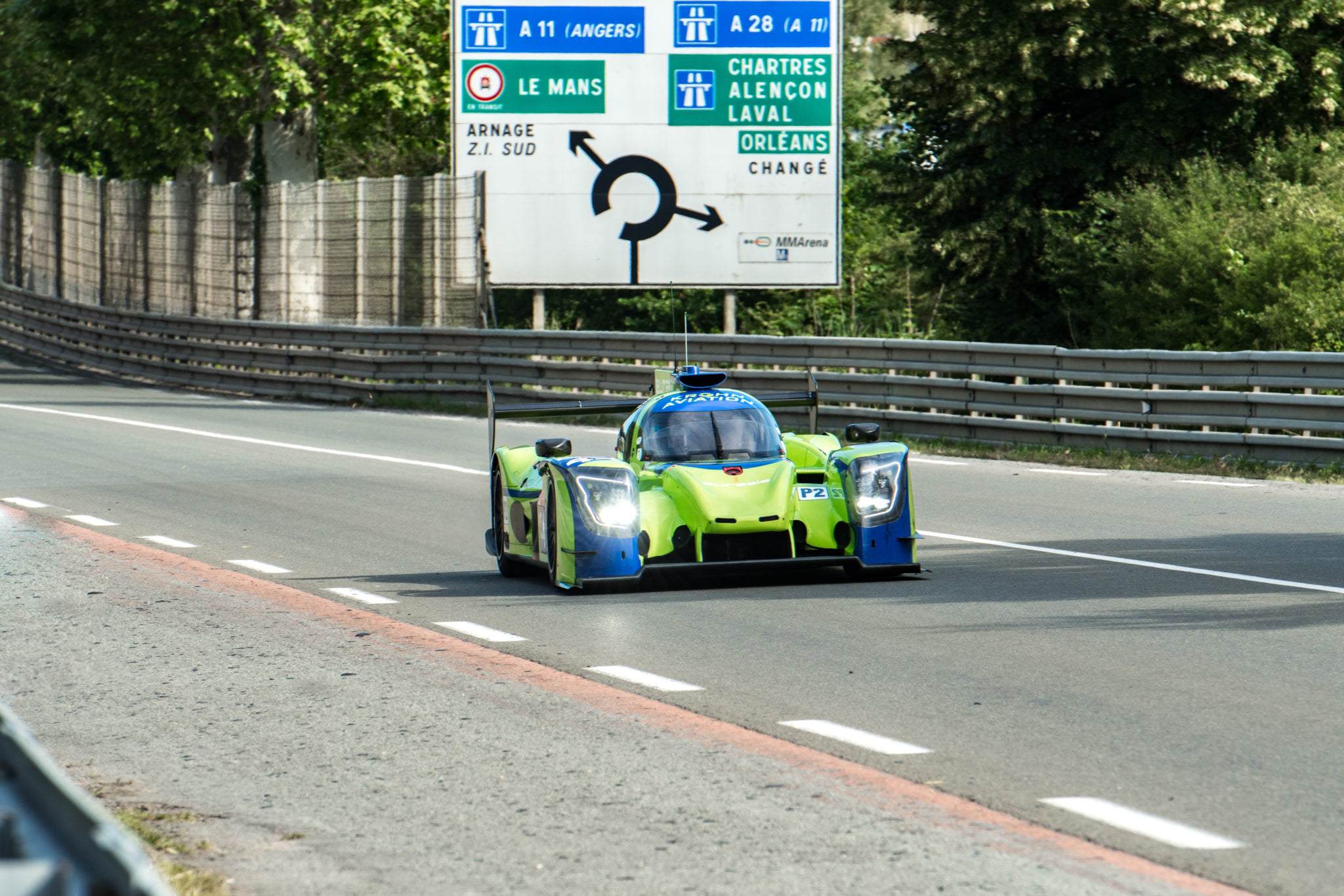 Eurasia Motorsport base Ligier JS P217 LMP2 car in Sepang