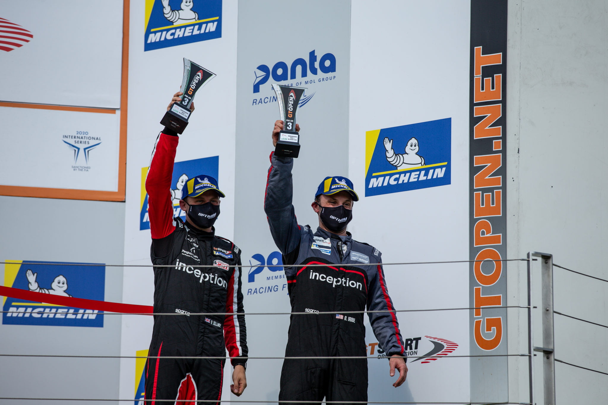 Optimum Motorsport celebrate first podium of the International GT Open